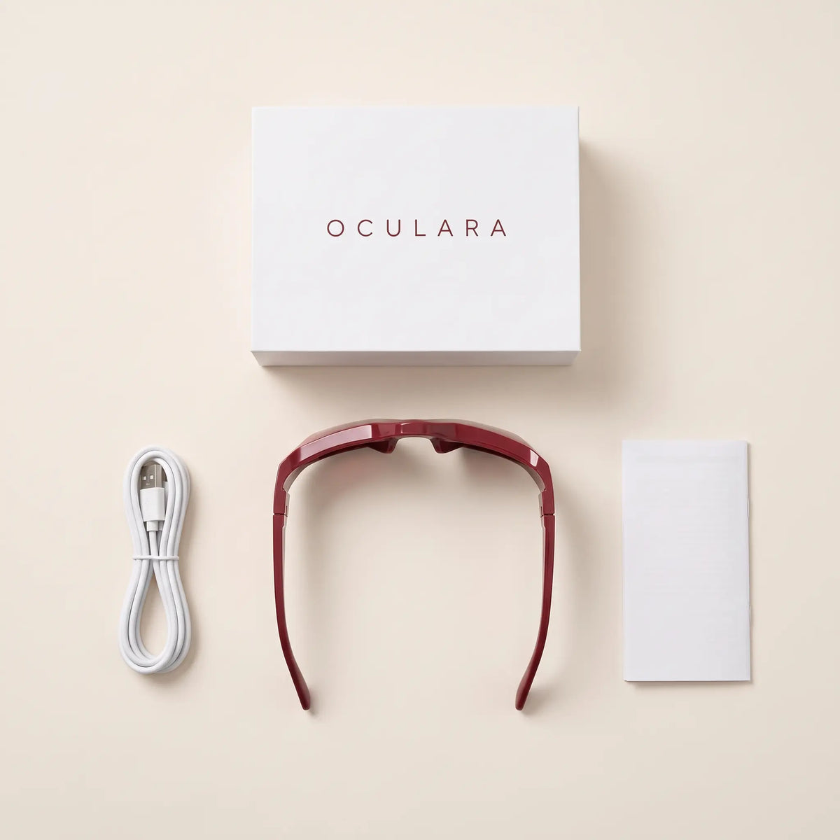 Gafas de luz roja para ojeras y ojos cansados